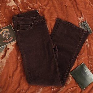 Brown Corduroy Flare Pants 6